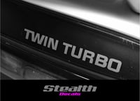 Nissan 300ZX Fairlady "TWIN TURBO"Rear hatch decal