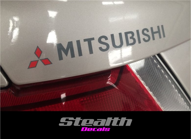 Image of Mitsubishi FTO And GPX, GX, GP Rear hatch decals