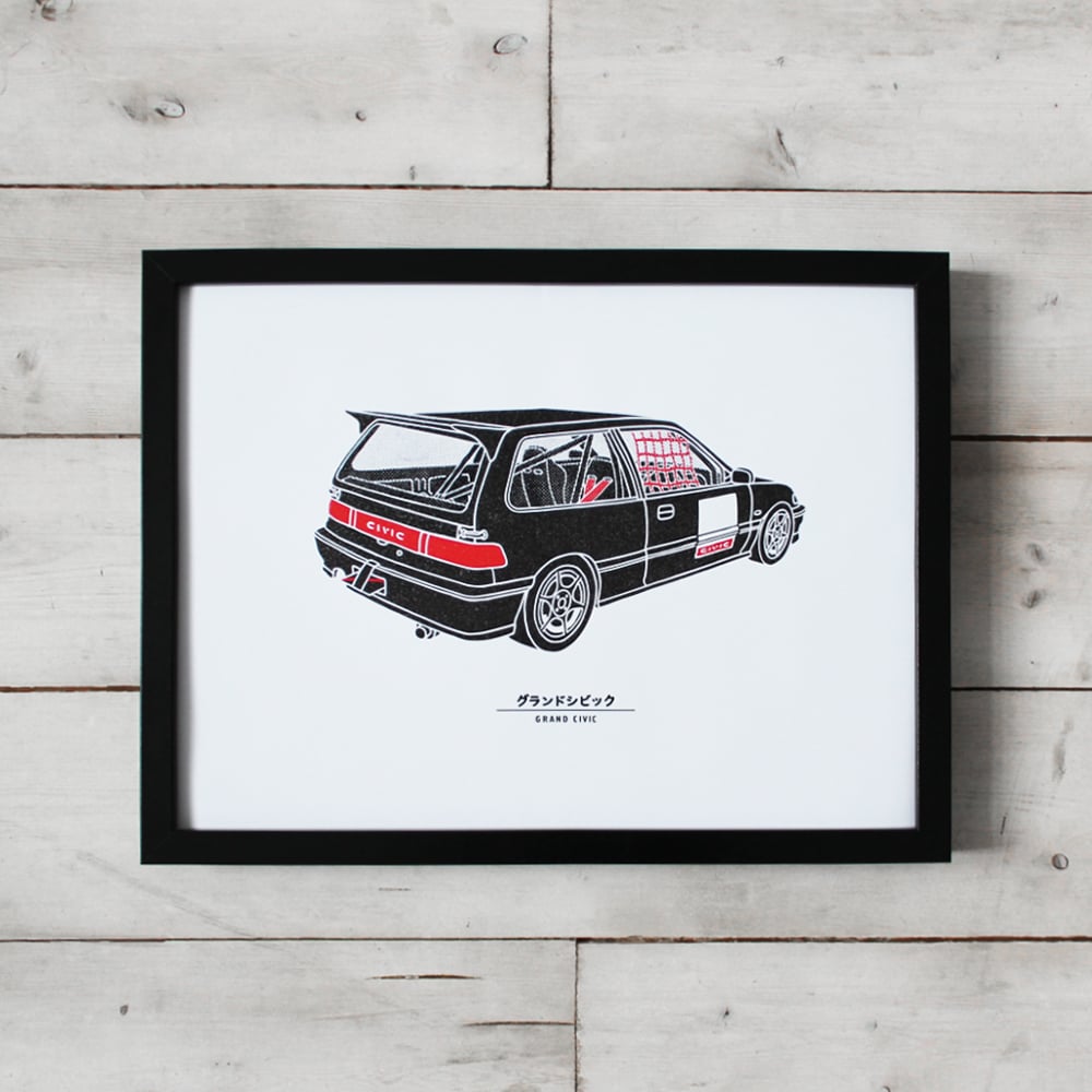 Image of EF9 CIVIC ART WORK (available in 4 colors)