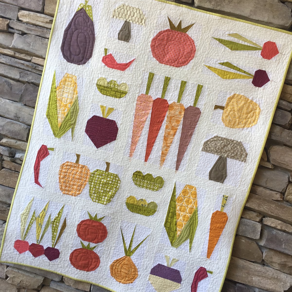 Eat Your Veggies Quilt Pattern Modern Quilting By B