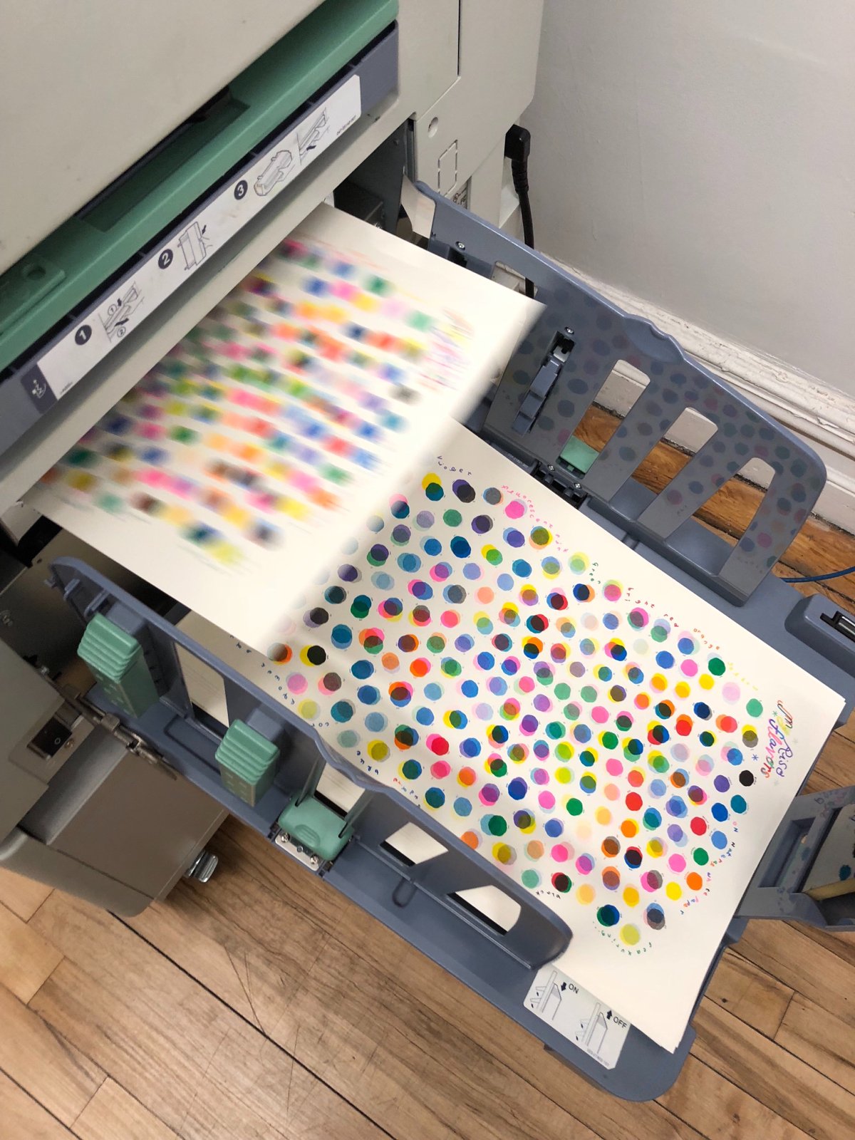 ‘My Riso Flavors’ Large Poster Sized Color Chart | Natalie Andrewson