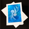 Jellyfish 5-Pack Greeting Card Set