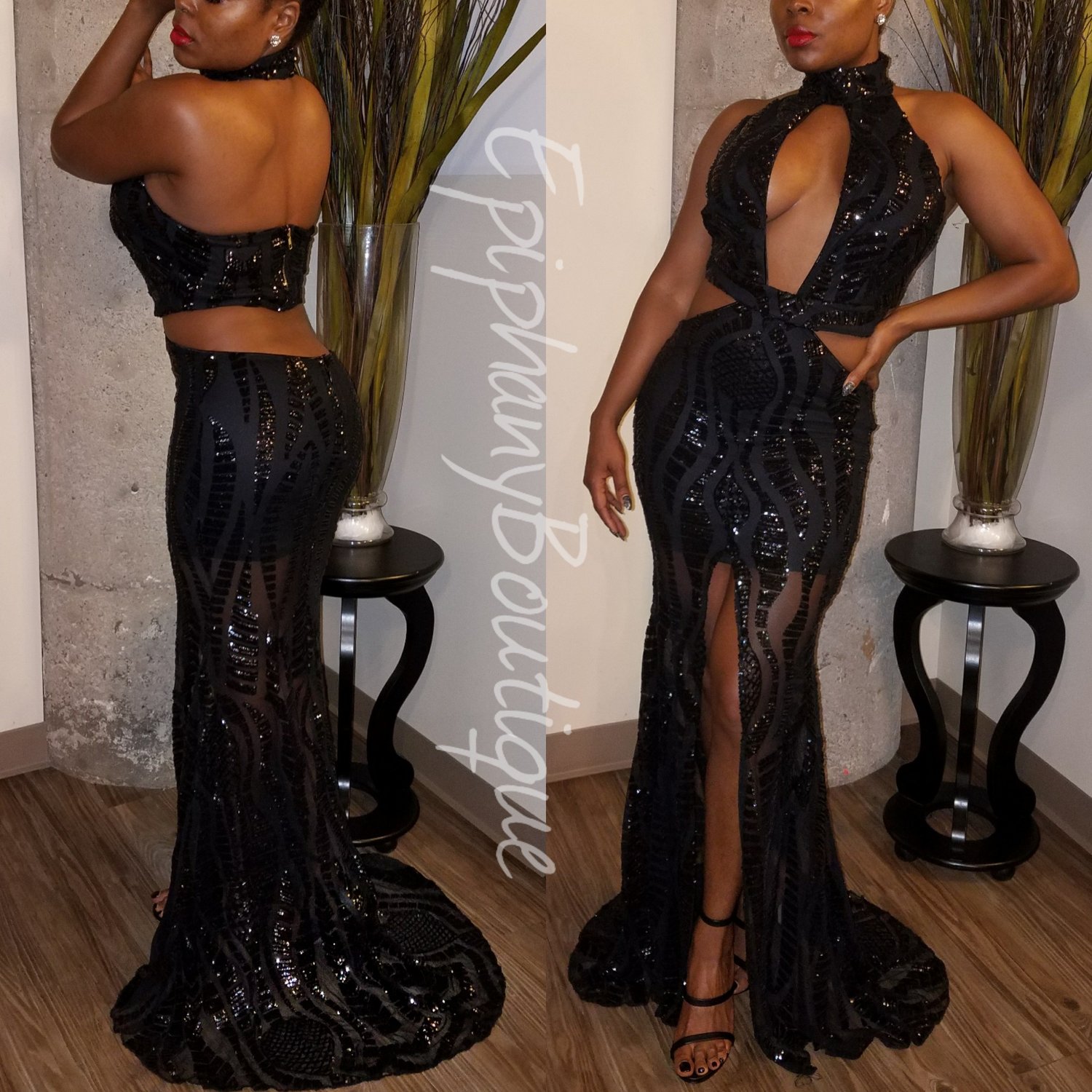 Image of The Black Gavia Gown