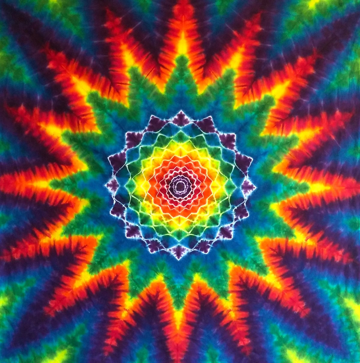 Mandala Tie Dye Tapestry 1! )