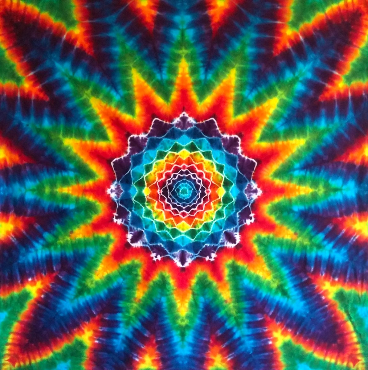 Mandala Tie Dye Tapestry 2! )