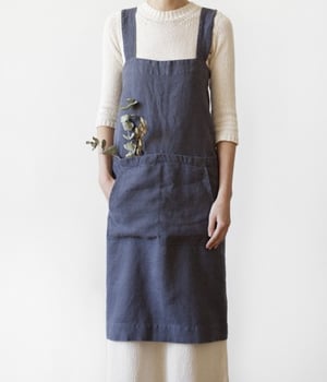 Image of Linen Pinafore Apron