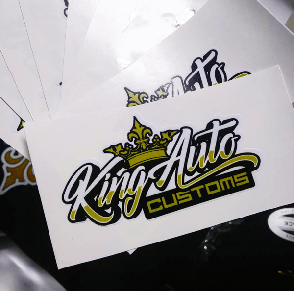 Image of OFFICIAL STICKERS...  ~King Auto Customs~