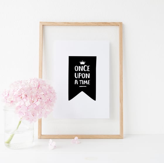 Image of ONCE UPON a time Print