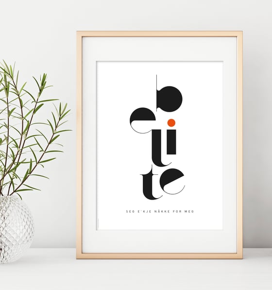 Image of Belite seg e'kje nåkke for meg - Eg ve te Bærgen"