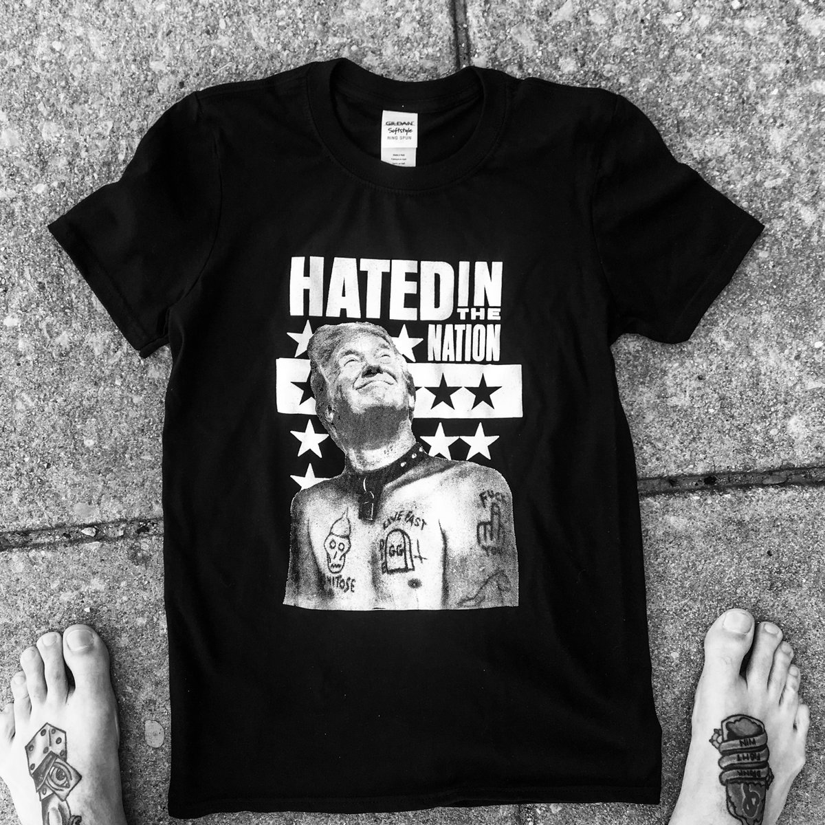 Image of Trump, Hated in the Nation Shirt