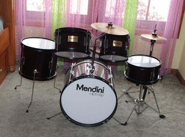 Batteria Mendini junior 16” composta da 5 pezziBatteria Mendini junior 16” composta da 5 pezzi  