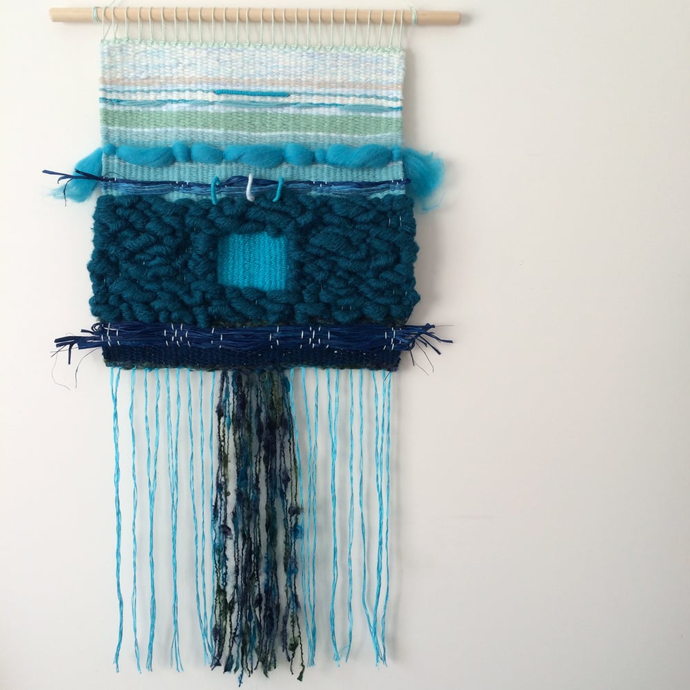 Image of 'Celandine' - 33x64cm - woven boho tapestry