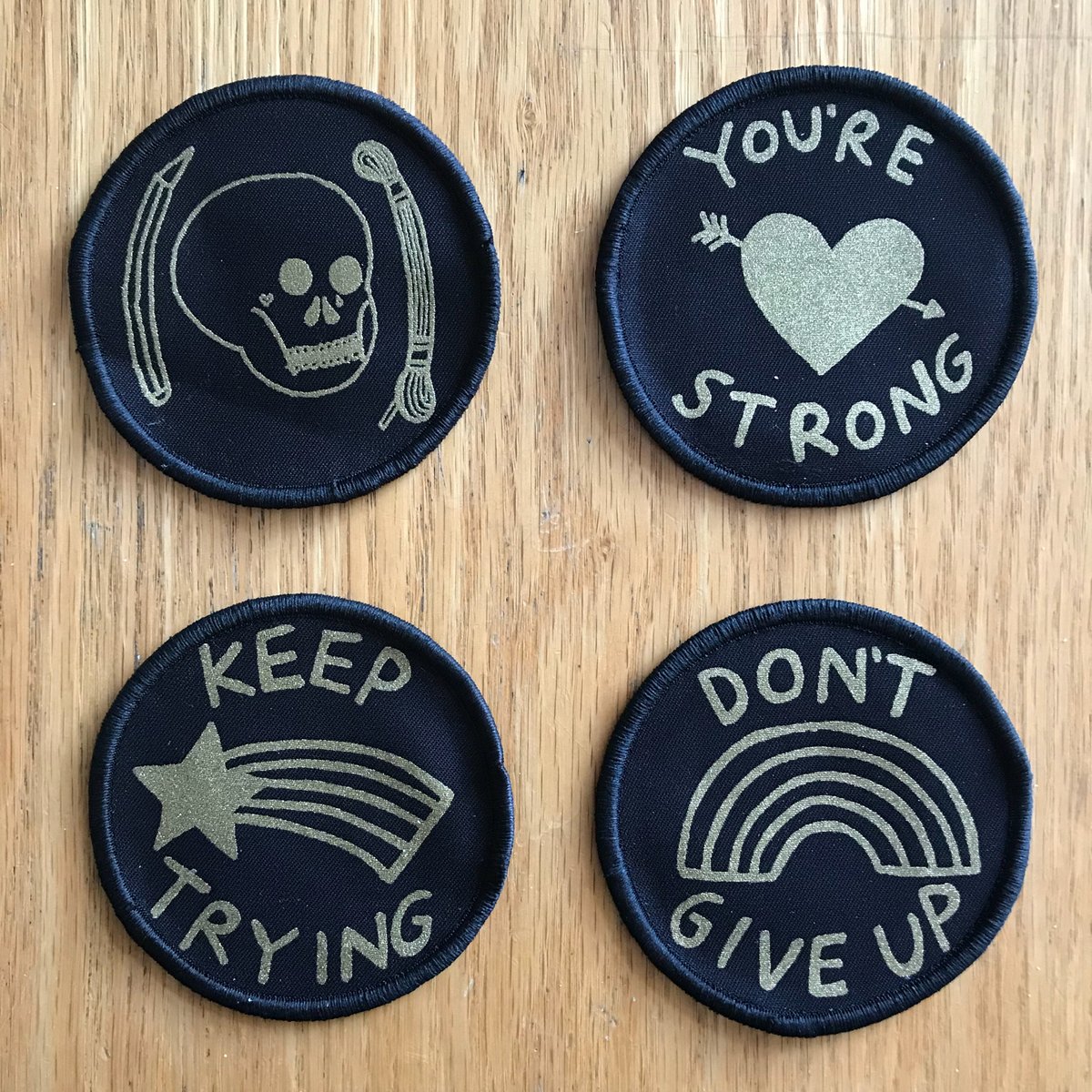 Screen Print Patches Hanecdote