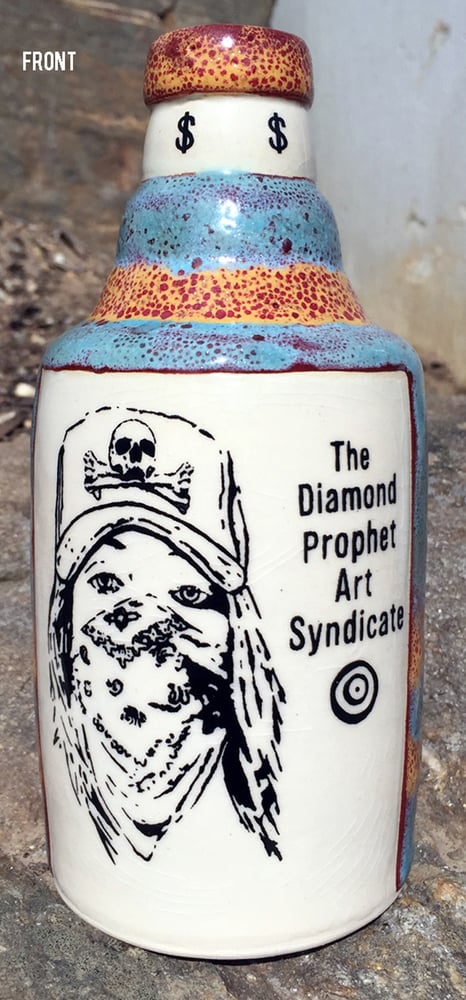 Image of Ceramic Bottle 22 - Diamond Prophet