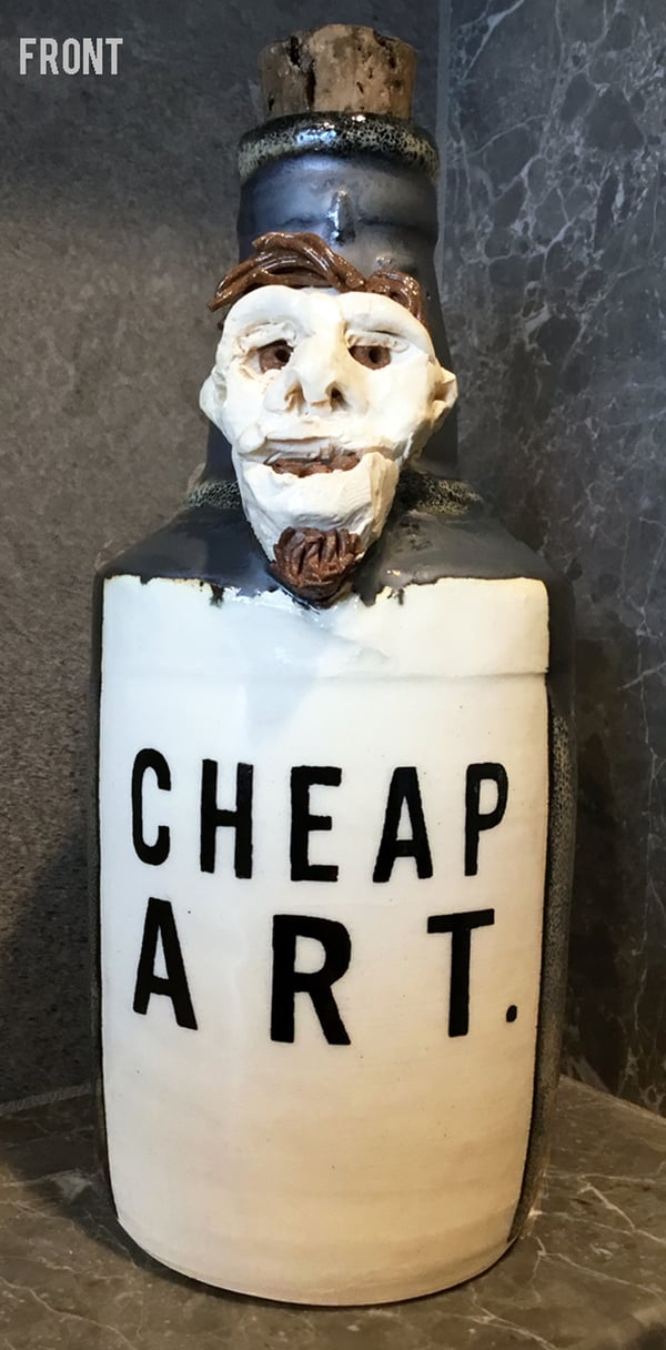 Image of Ceramic Bottle 13 - Cheap Art