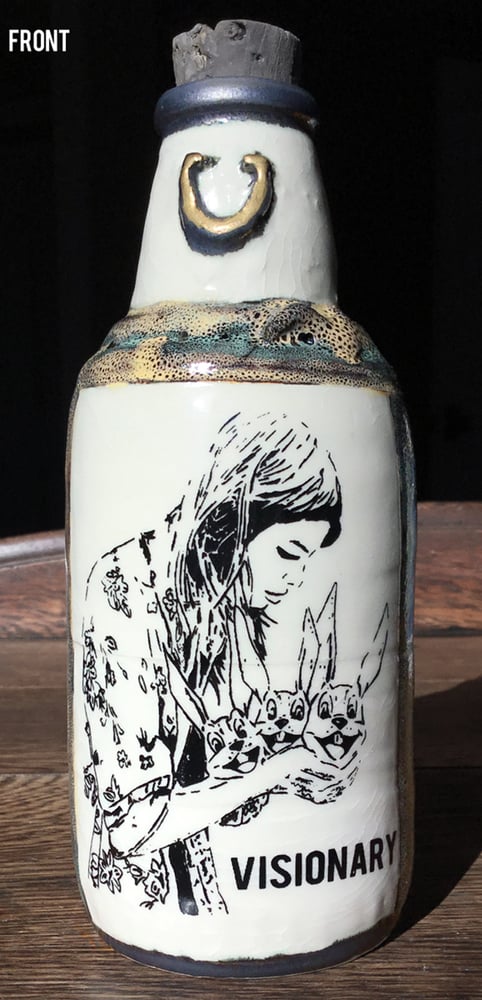Image of Ceramic Bottle 8 - World Famous Visionary