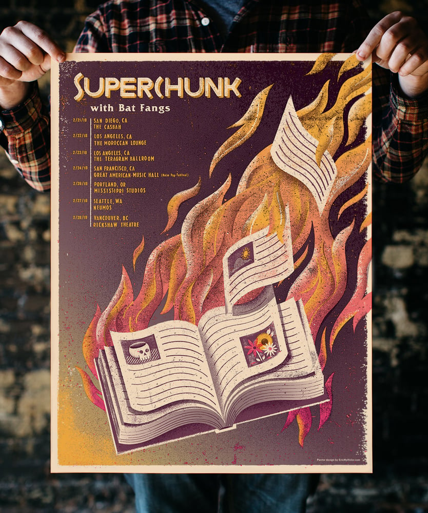 Image of Superchunk Tour Poster
