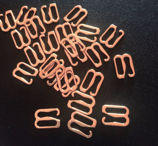Image of 20pc Rose Gold Hooks - Various Sizes (6mm-15mm)