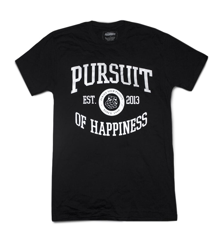 Image of Pursuit of Happiness University Tee