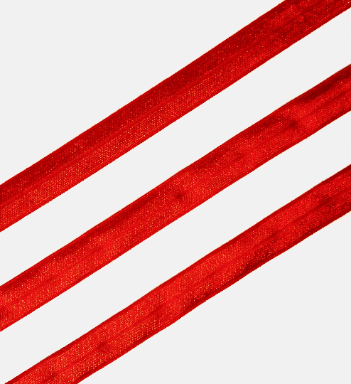 Image of Red Fold Over Elastic 5/8"