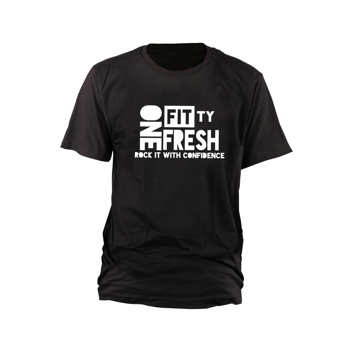 Men's Logo T-shirt black | One Fitty Fresh