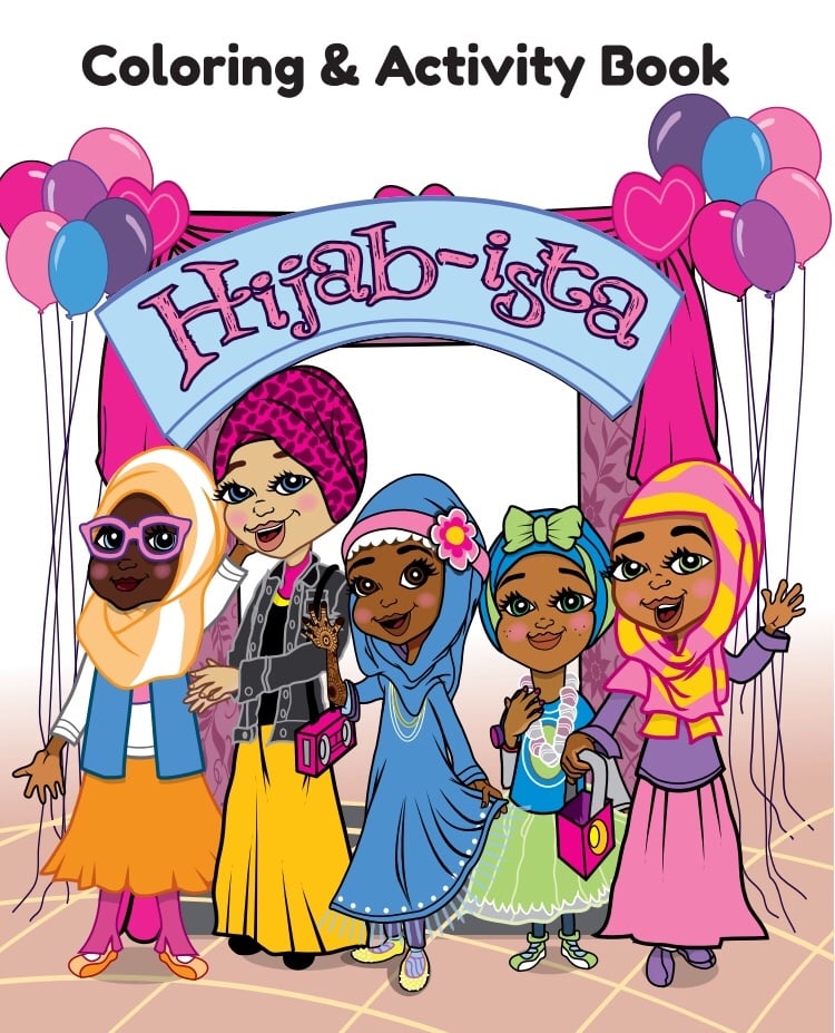 Image of Hijab~ista Coloring & Activity Book