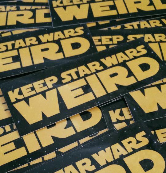 Image of Keep Star Wars Weird Sticker