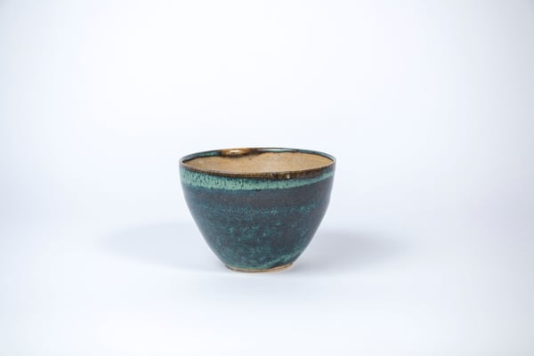 Image of jade u/ tan med. bowl