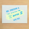 Mom Butter Greeting Card