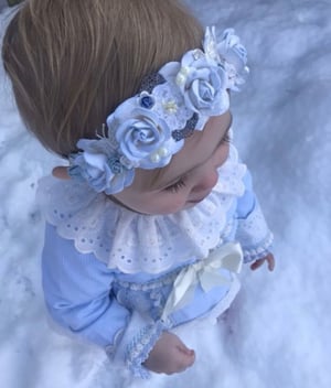 Image of BABY BLUE BASED HEADBANDS