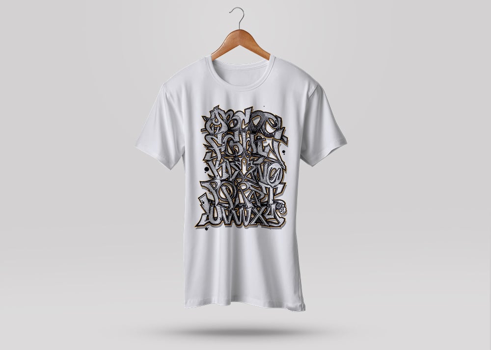 Image of Alphabet Soup, Adult Tee