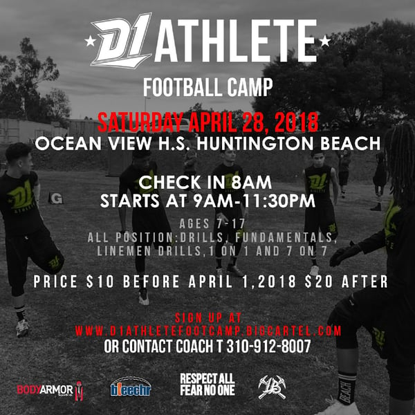 Image of D1 Athlete Football Camp