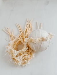Image 1 of butter yellow bow halo