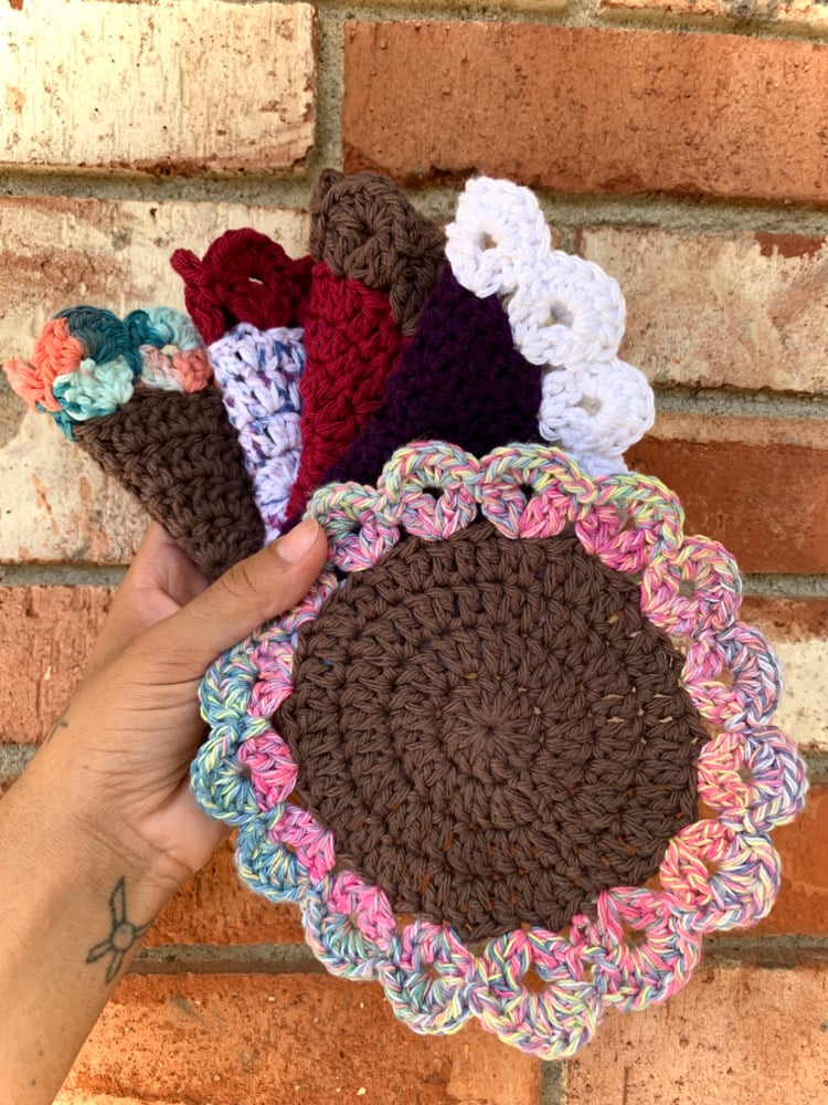 Image of ✧Floral 5pcs Coaster Set