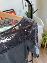 Image 2 of NWT Lace back top