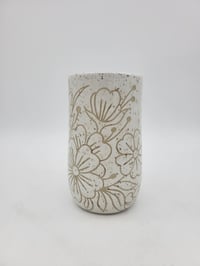 Image 3 of White Cosmo Flowers Mug