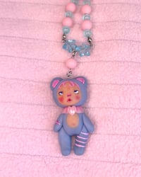 Image 2 of macaron necklace - lavender