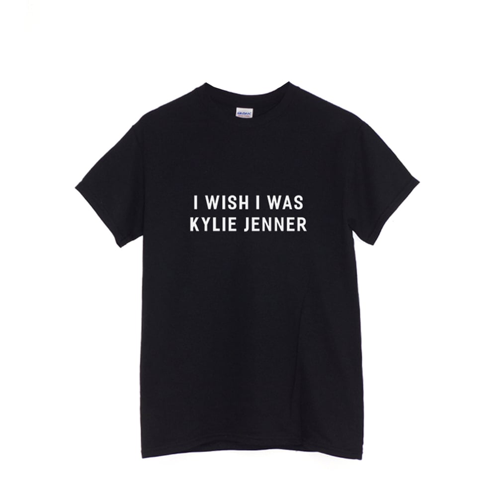 Image of Kylie Jenner T-Shirt in Black