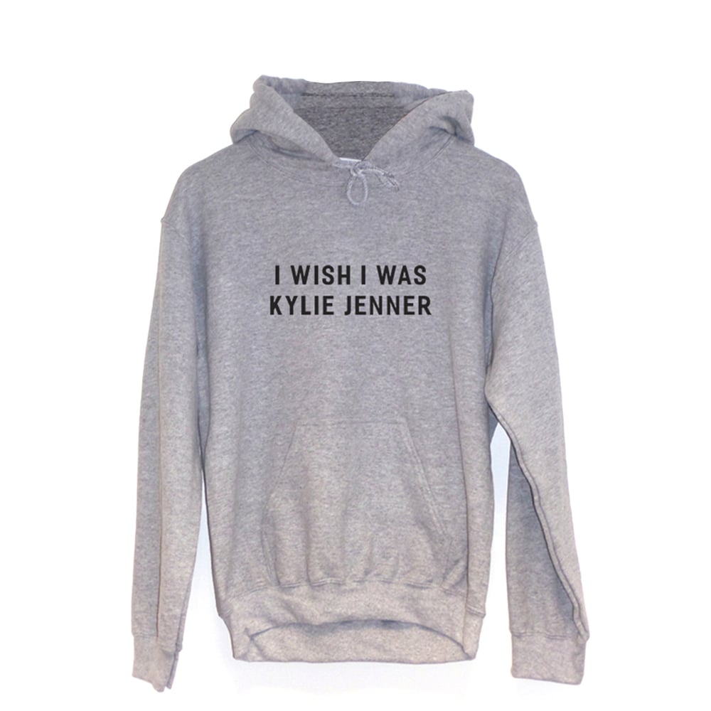Image of Kylie Jenner Hoodie in Grey