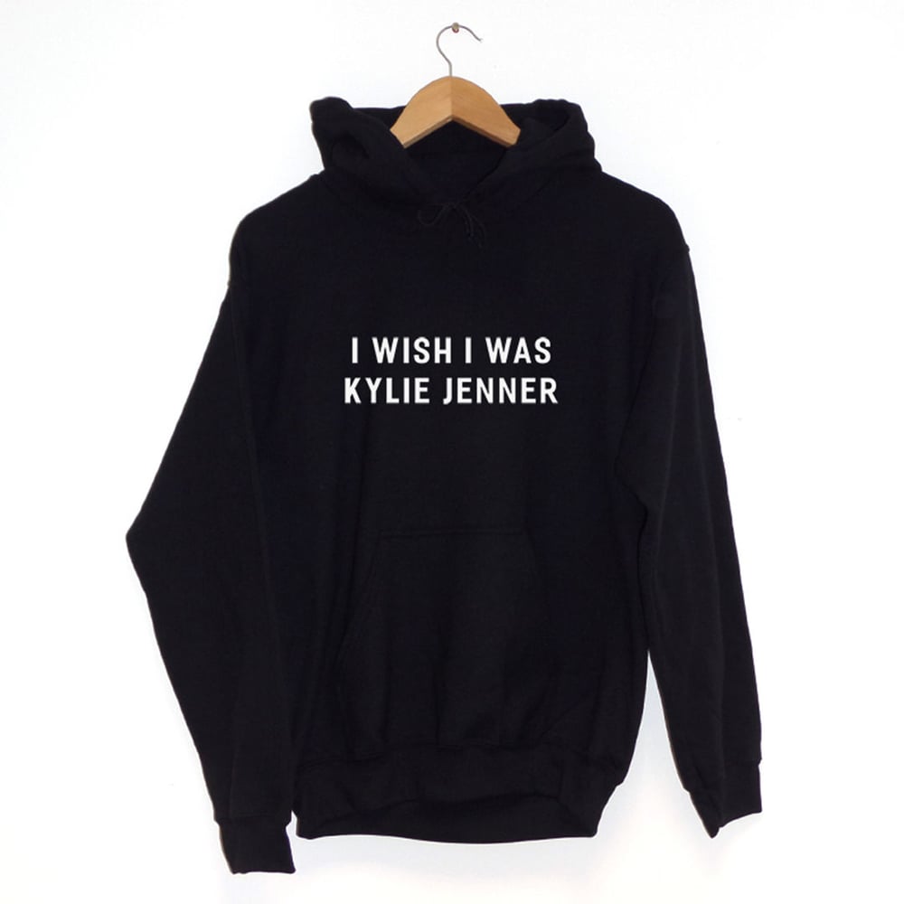 Image of Kylie Jenner Hoodie in Black
