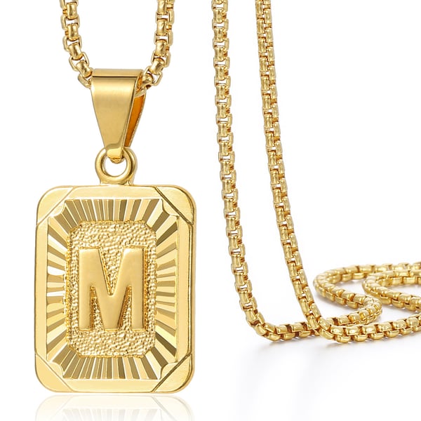 Image of Gold Initial A-Z Chain/Necklace