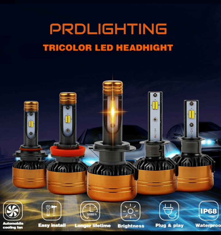 Three Color Led Headlights / PRDLighting