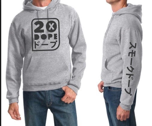 Image of 20xDope "Dope Smoke" Hoodie & Jogger Gray w Black