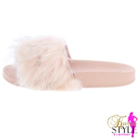 Image 2 of Kimora Fur Slides 