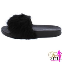 Image 4 of Kimora Fur Slides 