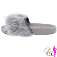 Image 5 of Kimora Fur Slides 