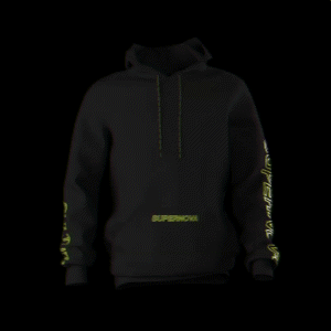 Image of [W.CULTURE BY LEGUARD CO. BLACK HOODIE]