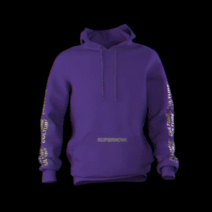 Image of [W.CULTURE BY LEGUARD CO. PURPLE HOODIE]