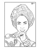 Image 3 of Gele Girls Coloring Book - LIMITED EDITION