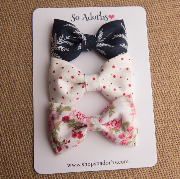 Image of Sweet Caroline Vintage Inspired Bows 3.5"